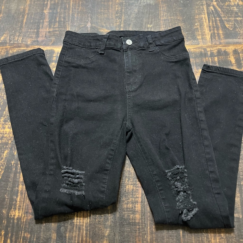 Black Jeans with Holes